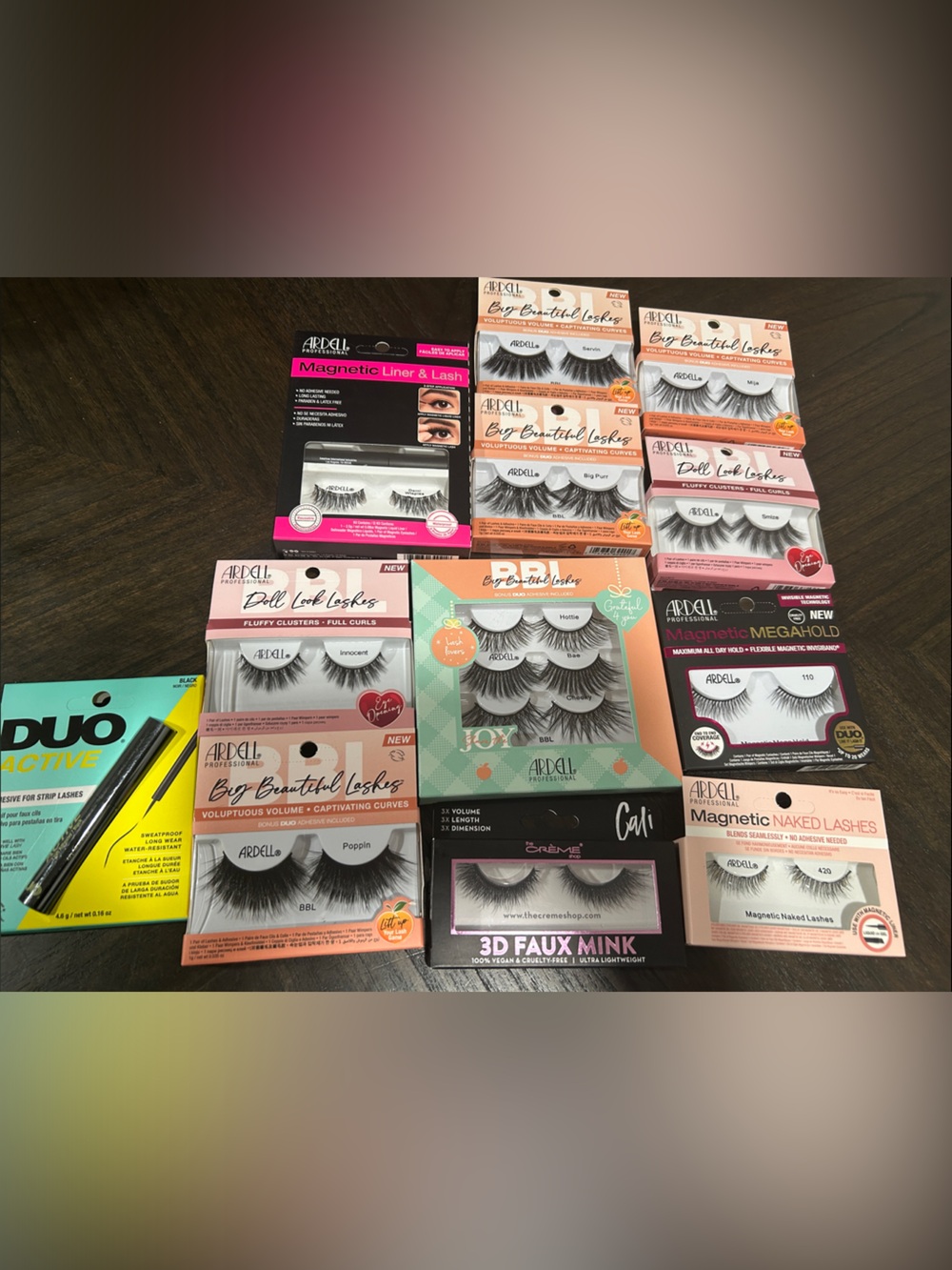 Ardell Mixed Styles False Eyelashes - Black and Natural Tones